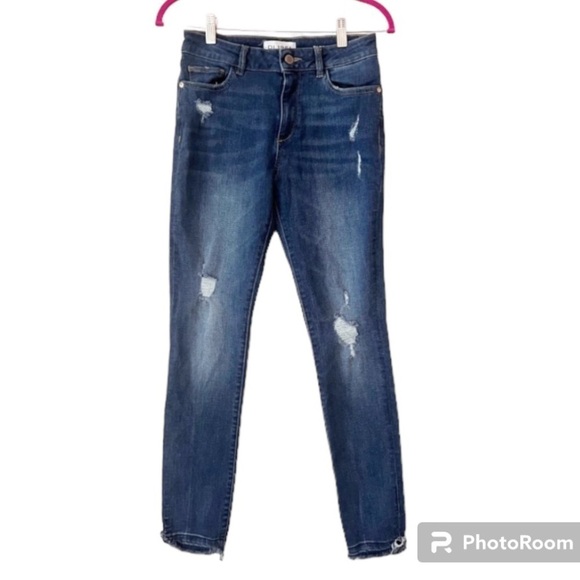 DL1961 Farrow Insta Slim High Rise Skinny Jeans Size 26 - Picture 1 of 12